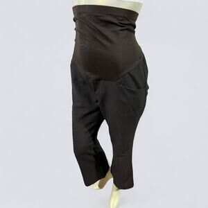 Brown Motherhood Maternity Slacks Petite Small - Excellent Condition